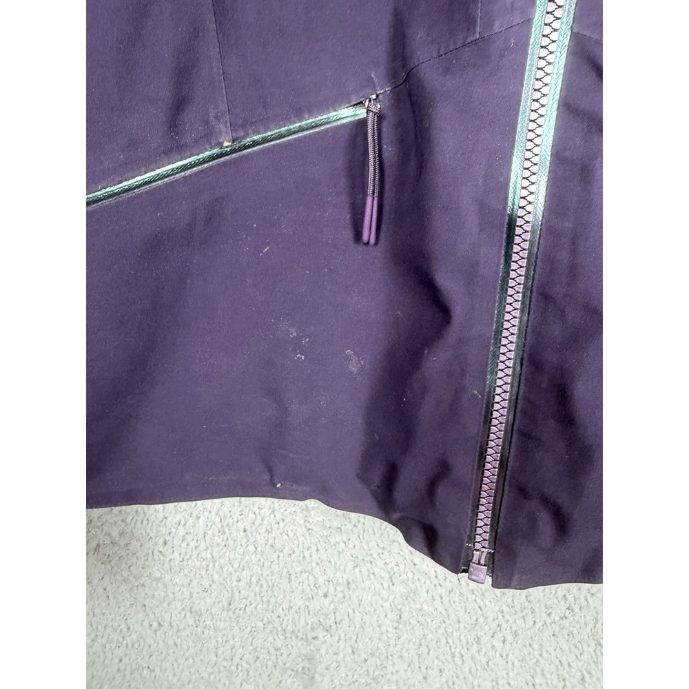 The North Face Women's L Purple Hooded Ski Jacket Gore-Tex Insulated Primaloft - Picture 6 of 15